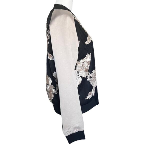 Goldie Embroidered Floral  Full Zip Jacket Woman Size L - Picture 5 of 10